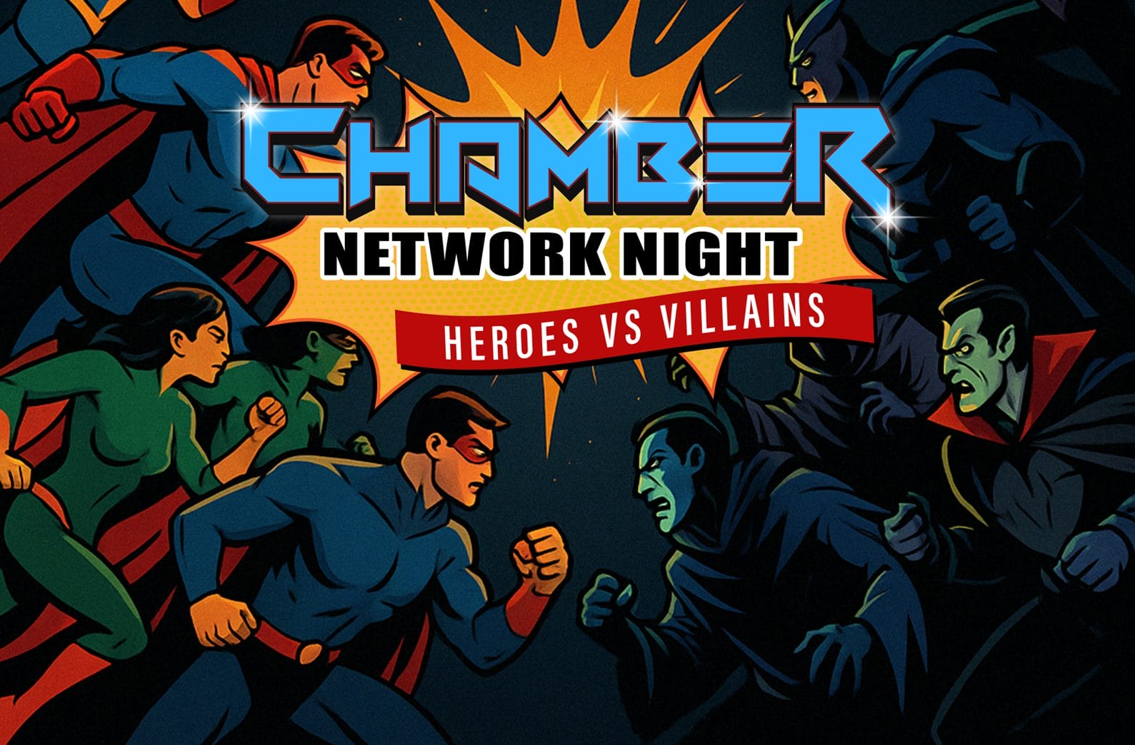 Chamber Network Night - Heroes vs Villains
